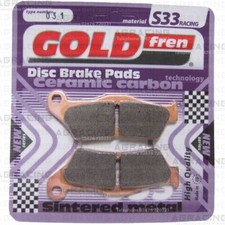 Goldfren S33 Ceramic Carbon Front Left Brake Pads For TM MX 125 2001-2004