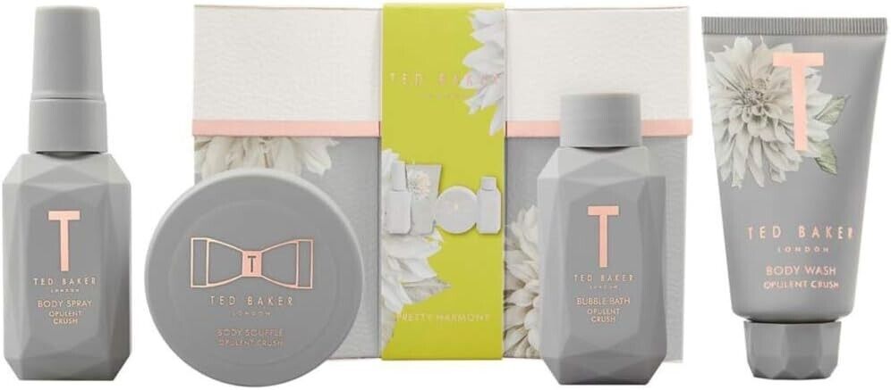 Ted Baker Pretty Harmony Gift Set Opulent Crush Bath Body Mini Spray ...