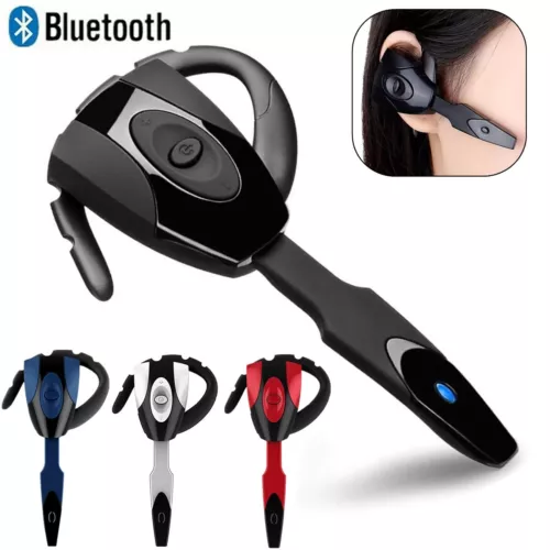 Trucker Bluetooth Headset Wireless Dual Mic Noise Cancelling Earpiece Earbuds