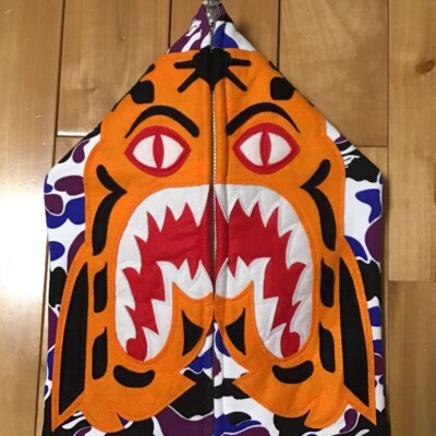 A BATHING  APE BAPE タイガーパーカー　香港カラー BAPE Hong Kong color camo tiger full zip hoodie A Bathing Ape Size
