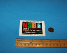 NSBA 56th Conference Vintage Button 1996   National School Boards Association