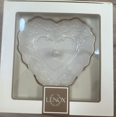 BRAND NEW LENOX WEDDING PROMISES RING HOLDER AMERICAN BY DESIGN $43 NEVER USED