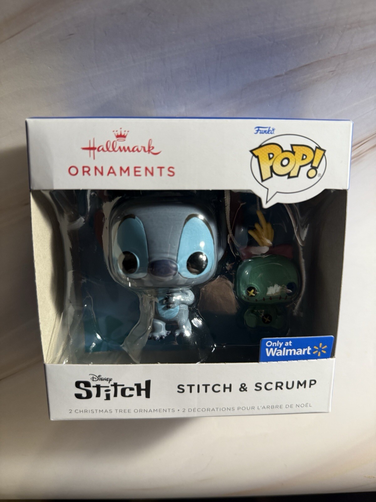 Hallmark Ornament Disney Stitch and Scrump Funko POP! Christmas NEW