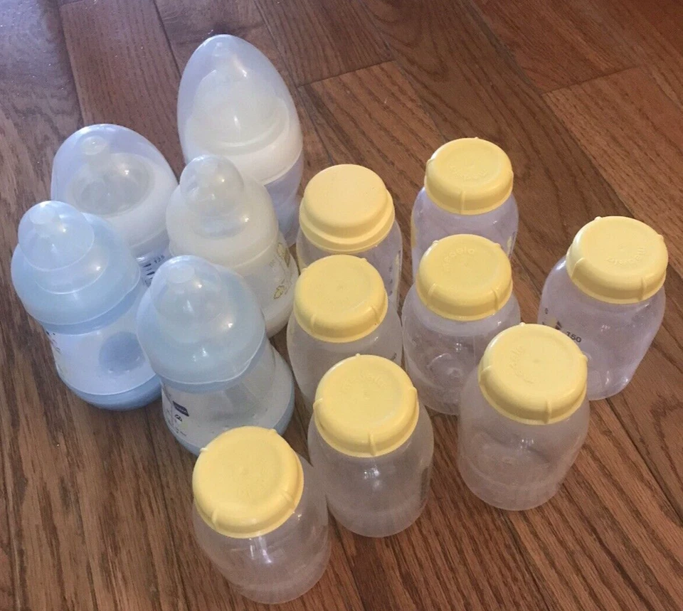 Lote de 13 Biberones 5 Alimentación 6 Colección Medela/Avent/Munchkin/Bebé Recién Nacido Foto 2 de 4