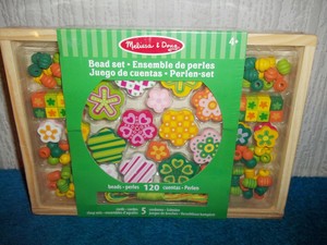 melissa and doug flower power bead set