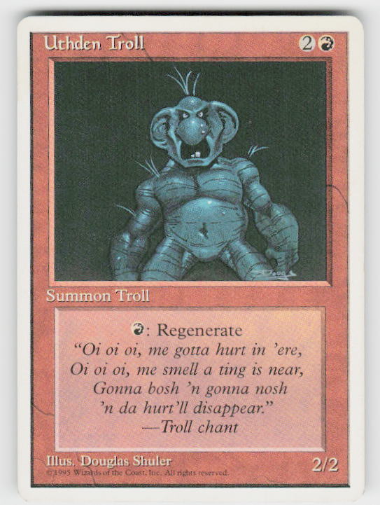 Fourth Edition Uthden Troll