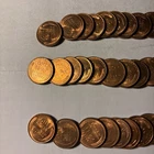 1955-P WHEAT Cents Roll Of 50 Coins Beautiful ConditionSee Pictures#1a