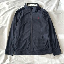 Polo Ralph Lauren 2-Way Nylon Jacket Kids Navy Embroidered Logo Used