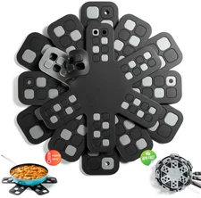 Protectores de silicona 6 pzs para apilar ollas y como salvamanteles para platos