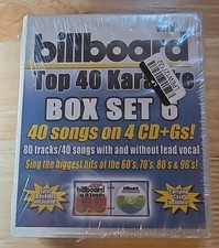 Party Tyme Karaoke: Billboard Top 40 Karaoke, Vol. 6 NEW SEALED 4 CDs