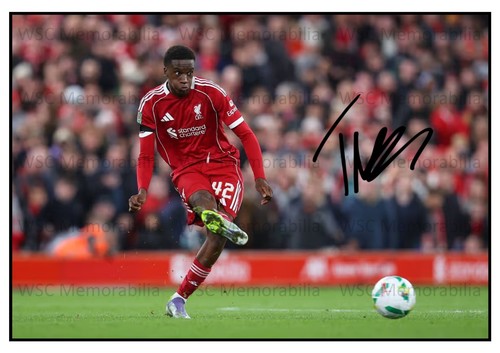 12359. Trey Nyoni Signed Pictures (A4 Prints) Liverpool