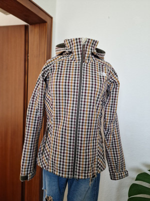 The North Face TNF Hardshell Jacke Größe M Snowboard Ski kariert