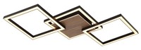 Globo Kaden Deckenleuchte Kunststoff Schwarz Matt, Led - 3000 K, 2890 Lm, IP20,