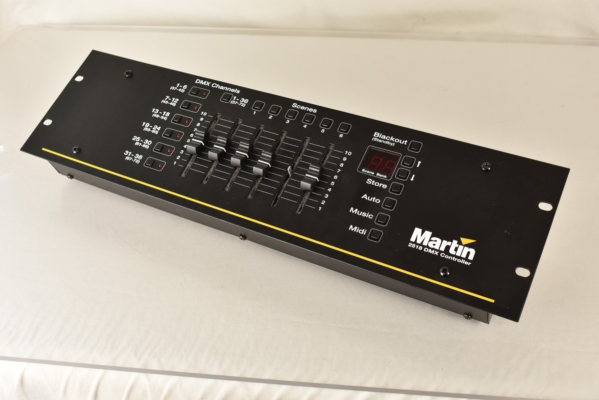 Rack Mount Martin 2518 DMX Lighting DJ Controller | eBay