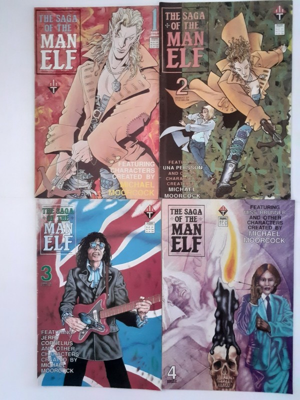 The Saga of the Man Elf issues #1-4 - Trident Comics - 1989