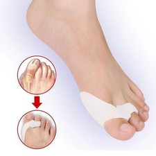 1 Pair Silicone Gel Bunion Toe Corrector Orthotics Straightener Separator Pain
