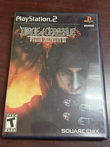 Final Fantasy VII: Dirge of Cerberus (PS2, 2006) CIB w/ reg card still attached.