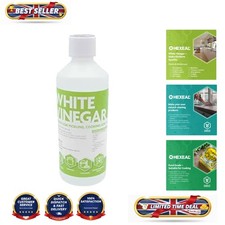 Natural 500ml White Vinegar - Sparkling Clean & Flavorful Cooking Essential 19.98 per litre