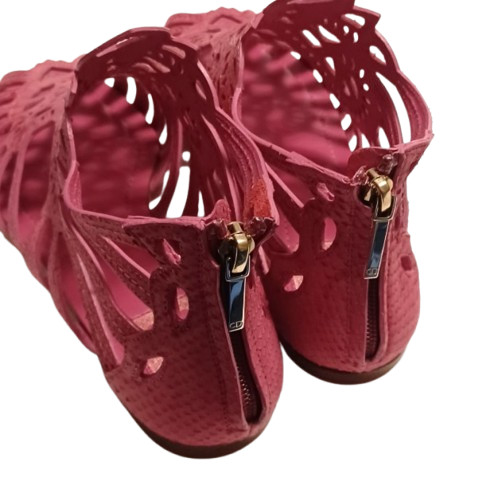 DIOR Python Snakeskin Laser Cut Flat Sandals Wome… - image 7