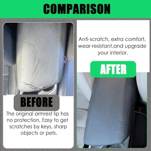 Center Console Armrest Cover for Kia Optima 2011-2015 Premium Leather Upgrade Foto 2 de 4
