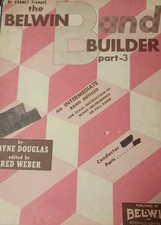 The Belwin Band Builder Part 3 B Flat Cornet Trumpet Sheet Music Book E13