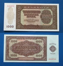 DDR&nbsp;1000 Mark 1948 (Ro. 347) _ Original Banknote **** UNC./ KASSENFRISCH !