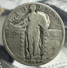 1927 Standing Liberty Quarter 25C Ungraded Circulated Silver Coin