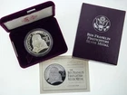 Ben Franklin Proof  1 Oz. Silver Firefighters Medal, U.S. MINT OGP