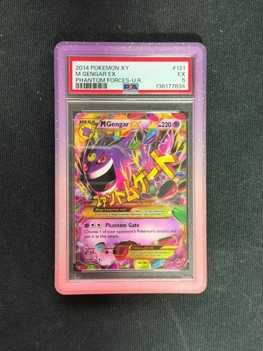 PSA 5 M Gengar EX 121/119 Ultra Rare - Phantom Forces - Pokemon - SHIPS FAST