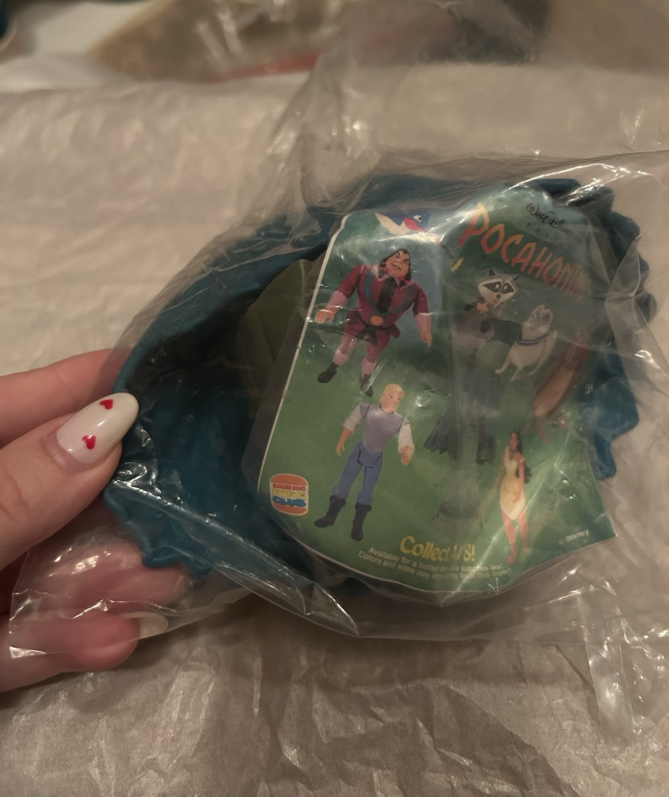 1995 Disney Pocahontas Grandmother Willow Burger King Kids Club Meal Toy New