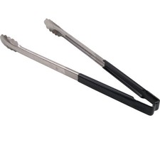 Vollrath 4781620 Tongs, Scallop, 16", Blk Hdl