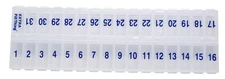 Clear Monthly Pill Organizer With Stay Shut Lids For 31 Days Of Medications