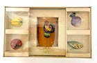 NEW Fitz and Floyd Coq du Village Pillar Candle 5 Ceramic Pins Rooster Veggies