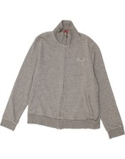 PUMA Womens Tracksuit Top Jacket UK 16 Large Grey BG02