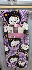 Hello Kitty Halloween Spider Web Black Cat Silk Touch Throw Blanket 50x70 Sanrio