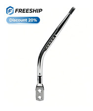 Hurst 5387438 Chrome Round Bar Shift Lever 11.21 38-16 Thread