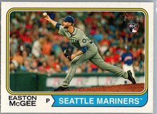 2023 Topps Heritage Easton McGee #178 Seattle Mariners
