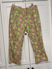 Vintage Lilly Pulitzer Rhinoceros Capri Cropped Pants 8