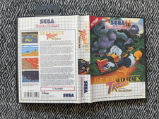 Master System DEEP DUCK TROUBLE Starring Donald Duck inc Manual PAL REGION FREE