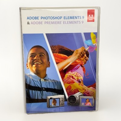 Adobe Photoshop Elements 9 & Adobe Premiere Elements 9 Complete w/ Code