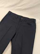 Vintage Levi's -Black Gold Tab Dacron Polyester Pants- Men  s 36X28-Made In USA 