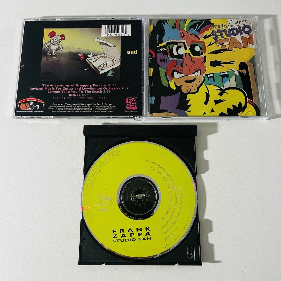 Frank Zappa Studio Tan 1991 Barking Pumpkin CD - Imagem 2 de 4