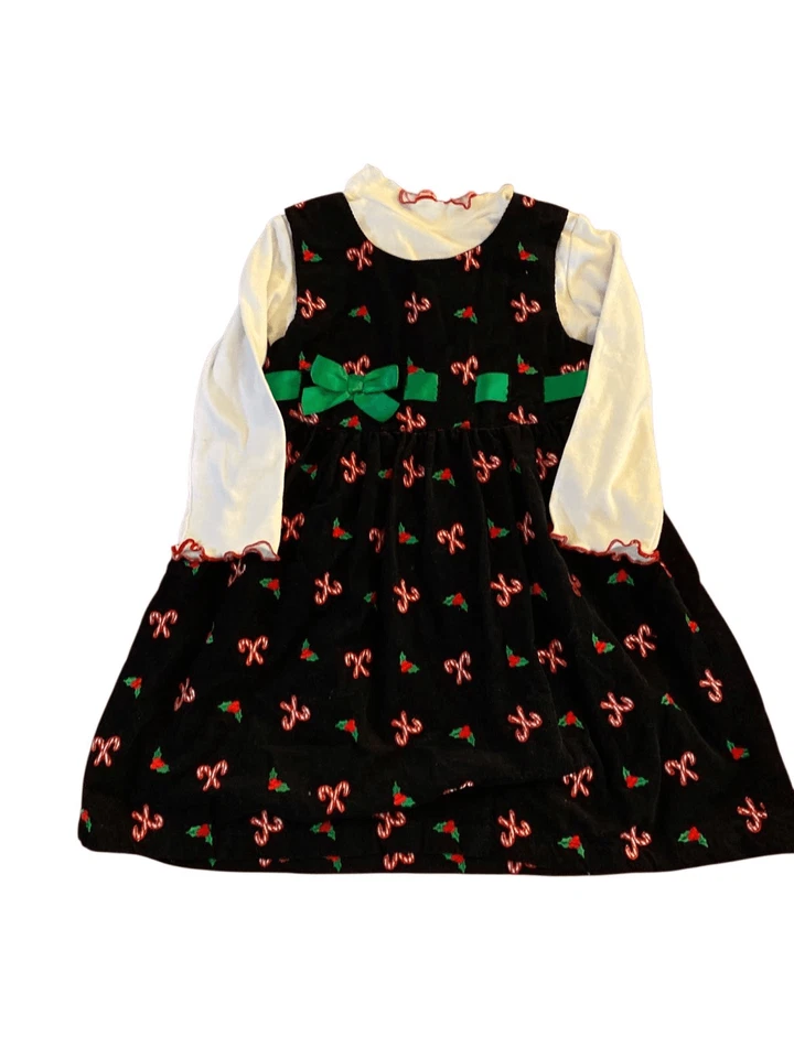 NWOT blueberi boulevard two-piece Christmas holiday dress set size 6 - Image 2 of 4