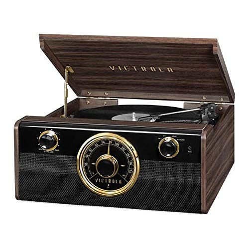 Victrola Empire Junior 4-In-1 Bluetooth Turntable Music Centre - Expresso