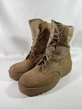ALTAMA Men’s Size 8.5R Army Combat Boots SPM1C1-13-D-1018 Brown EUC