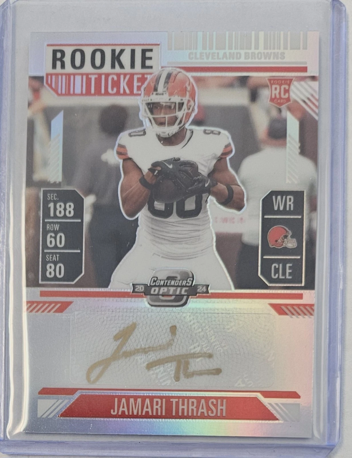 Jamari Thrash Panini Contenders Optic #149 Autograph