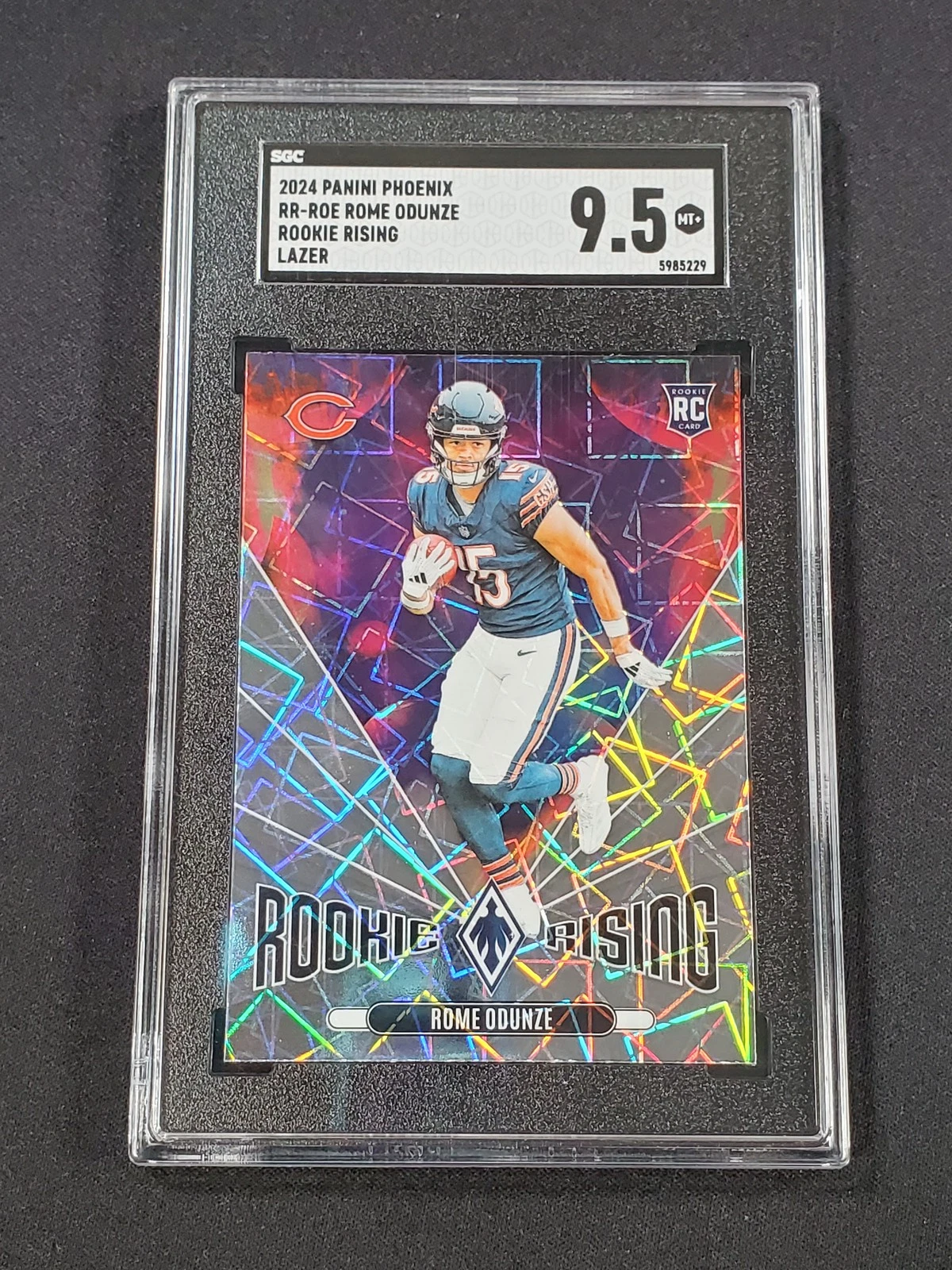Rome Odunze Panini Phoenix Rookie Rising #RRROE Gold