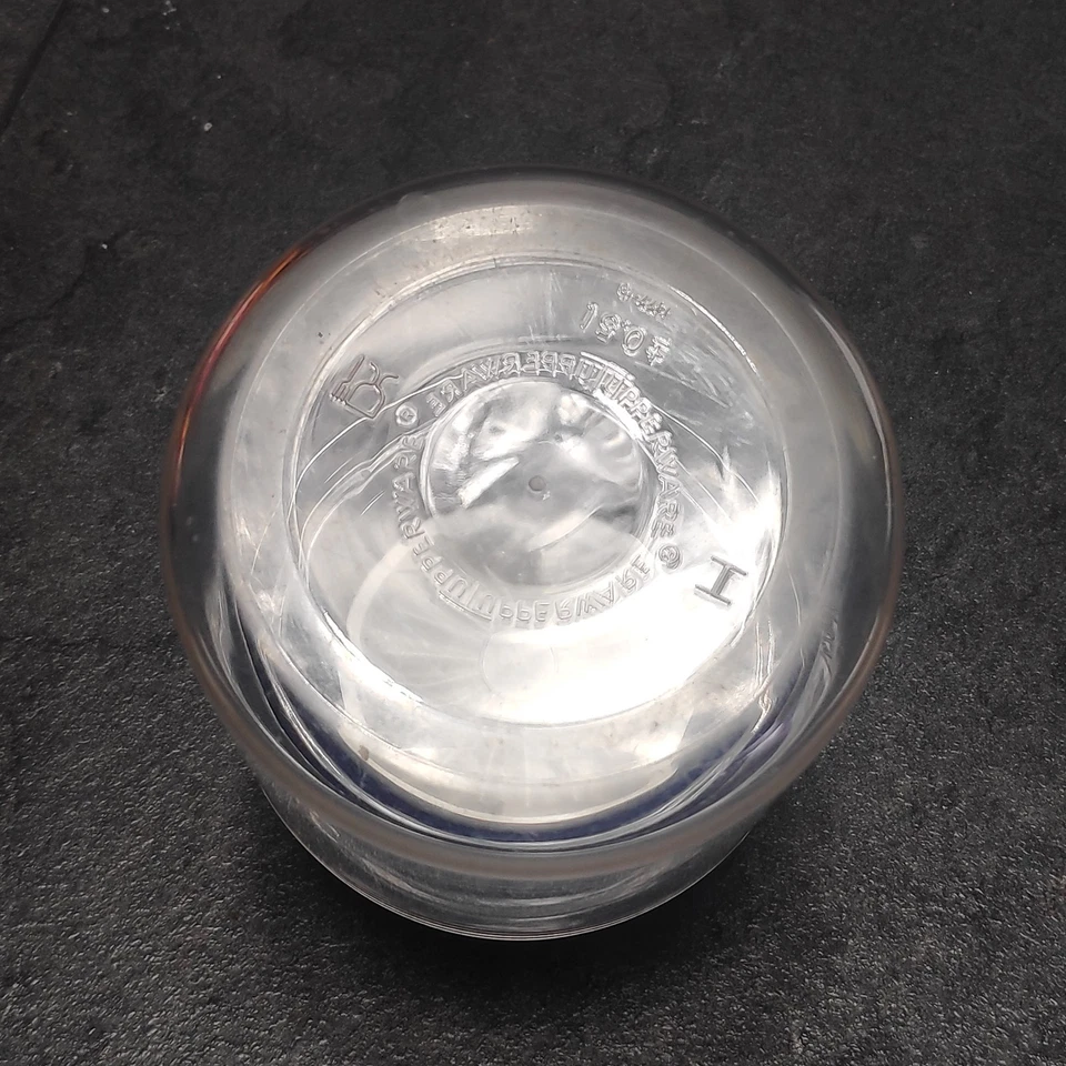 Tupperware Panorama 0,5 L Kaffeedose Blau Klare Sache Vintage Dose Küche  - Bild 4 von 4