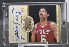 1999-00 Upper Deck UD Legendary Signatures Gold Julius Erving Auto /25 HOF DR.J