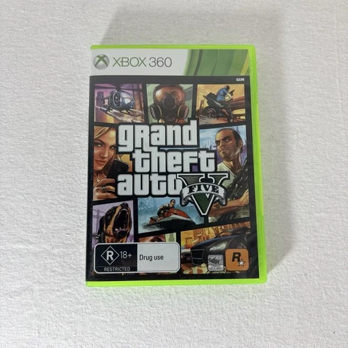 Grand Theft Auto V Xbox 360 W/ MANUAL - Very Good Condition